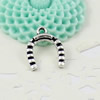 Pendant. Fashion Zinc Alloy jewelry findings.  17x14mm. Sold by KG

