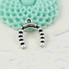 Pendant. Fashion Zinc Alloy jewelry findings.  17x14mm. Sold by KG