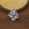 Pendant. Fashion Zinc Alloy jewelry findings. Flower  18x14mm. Sold by KG