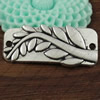 Connector. Fashion Zinc Alloy Jewelry Findings. Leaf 33x15mm. Sold by KG  