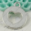 Pendant. Fashion Zinc Alloy jewelry findings. Oval 18x14mm. Sold by KG
