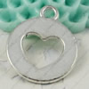 Pendant. Fashion Zinc Alloy jewelry findings. Oval 18x14mm. Sold by KG