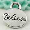 Pendant. Fashion Zinc Alloy jewelry findings. 13x12mm. Sold by KG

