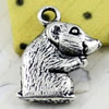 Pendant. Fashion Zinc Alloy jewelry findings. Animal 17x12mm. Sold by KG
