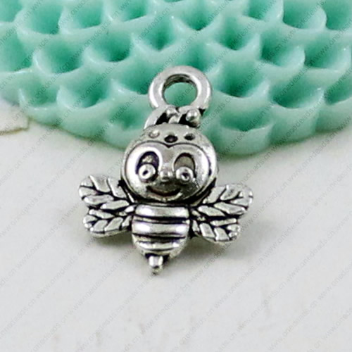 Pendant. Fashion Zinc Alloy jewelry findings. Animal 16x12mm. Sold by KG