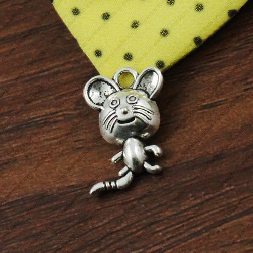 Pendant. Fashion Zinc Alloy jewelry findings. Animal 21x15mm. Sold by KG 