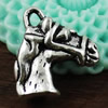Pendant. Fashion Zinc Alloy jewelry findings. Animal 19x17mm. Sold by KG
