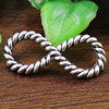 Connector. Fashion Zinc Alloy Jewelry Findings. "8" shape 29x13mm. Sold by KG