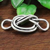 Connector. Fashion Zinc Alloy Jewelry Findings. "8" shape 39x16mm. Sold by KG