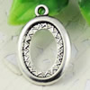 Zinc Alloy Cabochon Settings. Fashion Jewelry Findings. 26x18mm Inner dia 18x13mm. Sold by KG