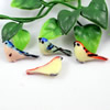 Back Resin Cute Bird Cabochons Jewelry Fit Mobile Phone Hairpin Headwear Yearning DIY Accessories 27x12mm,Sold by PC