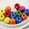 Wooden Beads, Fashion DIY-accessories for Bracelet/Necklace Mixed color Round 9x11mm,Hole:4mm Sold by KG
