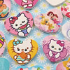 Wooden Button/Beads, Fashion DIY-accessories Mixed color Mixed Pattern Heart, 22x26mm,Hole:2mm Sold by Bag