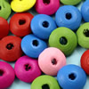 Wooden Beads, Fashion DIY-accessories for Bracelet/Necklace Mixed color Rondelle 12mm,Hole:3mm Sold by KG
