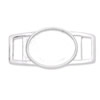 Zinc Alloy Cameo/Glass/Cabochon Frame bezel Settings, Fashion for DIY Bracelet Jewelry findings,20x42mm inner dia:18x25mm Sold by PC