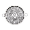 Zinc Alloy Cameo/Glass/Cabochon Frame bezel Heart Settings, Fashion for DIY Bracelet Jewelry findings,27x34mm.inner dia:25mm Sold by PC
