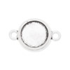 Zinc Alloy Cameo/Glass/Cabochon Frame bezel Settings, Fashion for DIY Bracelet Jewelry findings,15x23mm.Inner Dia:12mm Sold by PC
