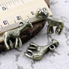 Pendant. Fashion Zinc Alloy jewelry findings. Animal 20x21mm. Sold by KG