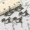 Pendant. Fashion Zinc Alloy jewelry findings. Animal 19x14mm. Sold by KG
