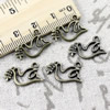 Pendant. Fashion Zinc Alloy jewelry findings. Animal 19x14mm. Sold by KG