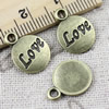 Pendant. Fashion Zinc Alloy jewelry findings. Round 15x12mm. Sold by KG

