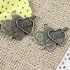 Pendant. Fashion Zinc Alloy jewelry findings. Heart 34x37mm. Sold by KG
