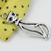 Pendant/Charm. Fashion Zinc Alloy Jewelry Findings. Lead-free. Animal 34x12mm. Sold by KG