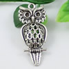 Pendant/Charm, Fashion Zinc Alloy Jewelry Findings, Lead-free, Animal 18x41mm, Sold by KG