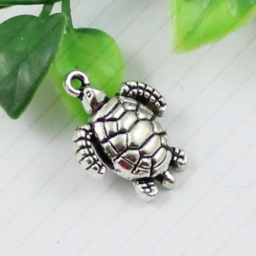 Pendant/Charm. Fashion Zinc Alloy Jewelry Findings. Lead-free. Animal 24x18mm. Sold by KG