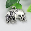 Pendant/Charm, Fashion Zinc Alloy Jewelry Findings, Lead-free, Animal 26x21mm, Sold by KG