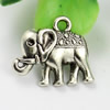 Pendant/Charm, Fashion Zinc Alloy Jewelry Findings, Lead-free, Animal 18x15mm, Sold by KG