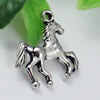 Pendant/Charm, Fashion Zinc Alloy Jewelry Findings, Lead-free, Animal 23x22mm, Sold by KG