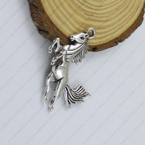 Pendant/Charm. Fashion Zinc Alloy Jewelry Findings. Lead-free. Animal 50x43mm Sold by KG