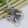 Pendant/Charm, Fashion Zinc Alloy Jewelry Findings, Lead-free, Animal 19x21mm, Sold by KG
