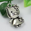 Pendant/Charm, Fashion Zinc Alloy Jewelry Findings, Lead-free, Animal 30x19mm, Sold by KG