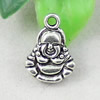 Pendant/Charm. Fashion Zinc Alloy Jewelry Findings. Lead-free. Buddha 14x11mm. Sold by KG
