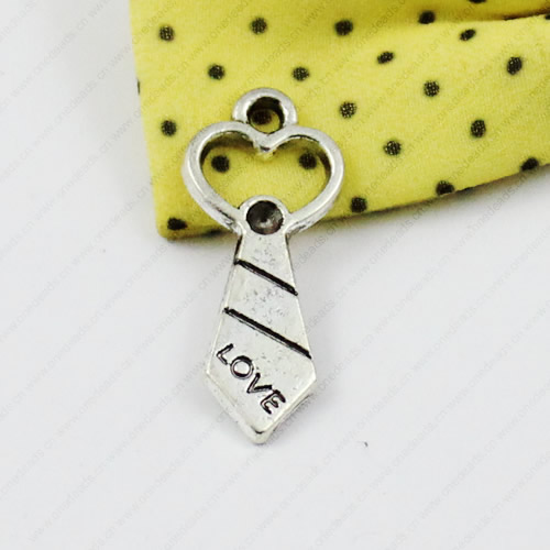 Pendant/Charm. Fashion Zinc Alloy Jewelry Findings. Lead-free. 31x13mm. Sold by KG