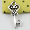 Pendant/Charm. Fashion Zinc Alloy Jewelry Findings. Lead-free. 21x9mm. Sold by KG