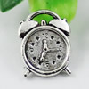 Pendant/Charm. Fashion Zinc Alloy Jewelry Findings. Lead-free. Clock 18x14mm Sold by KG