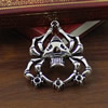 Pendant/Charm, Fashion Zinc Alloy Jewelry Findings, Lead-free, Animal 55x41mm, Sold by KG
