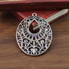 Pendant, Zinc Alloy Jewelry Findings, Lead-free, 64x46mm, Sold by KG