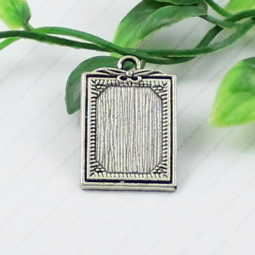 Zinc Alloy Cabochon Settings, Fashion jewelry findings, 28x19mm, inner dia:13x18mm, Sold by KG