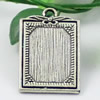 Zinc Alloy Cabochon Settings, Fashion jewelry findings, 28x19mm, inner dia:13x18mm, Sold by KG