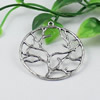 Pendant/Charm, Fashion Zinc Alloy Jewelry Findings, Lead-free, Tree 44x40mm, Sold by KG