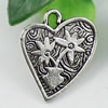 Pendant/Charm. Fashion Zinc Alloy Jewelry Findings. Lead-free. 22x19mm
 Sold by KG