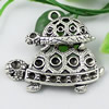 Pendant/Charm. Fashion Zinc Alloy Jewelry Findings. Lead-free. 38x42mm. Sold by KG