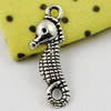 Pendant/Charm. Fashion Zinc Alloy Jewelry Findings. Lead-free. Animal 21x7mm. Sold by KG