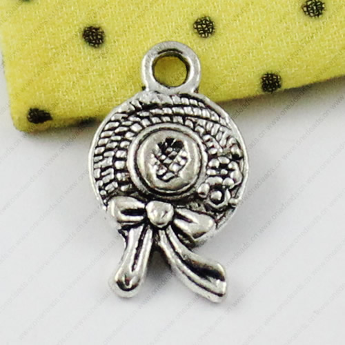 Pendant/Charm. Fashion Zinc Alloy Jewelry Findings. Lead-free. 17x10mm Sold by KG