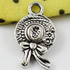 Pendant/Charm. Fashion Zinc Alloy Jewelry Findings. Lead-free. 17x10mm
 Sold by KG