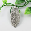 Pendant/Charm. Fashion Zinc Alloy Jewelry Findings. Lead-free. 50x20mm. Sold by KG